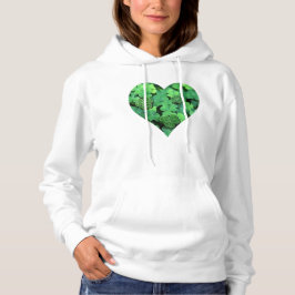 Sudadera Día de San Patentes: corazones irlandeses de champ