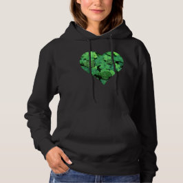 Sudadera Día de San Patentes, shamrock verde, corazones irl