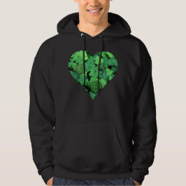 Sudadera Día de San Patentes, shamrock verde, corazones irl
