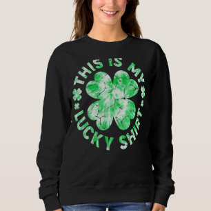Sudadera Día De San Patricio 2022 Este Es Mi Afortunado Col