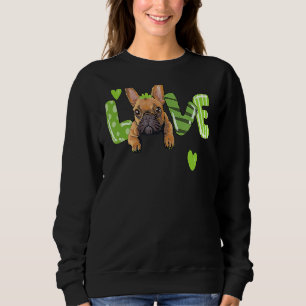 Sudadera Día de San Patricio Bulldog francés
