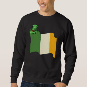 Sudadera Día de San Patricio Cerveza Divertida Fiesta de Be