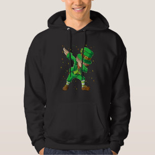 Sudadera Día de San Patricio Dabbing Duende Chicos Niños Ho