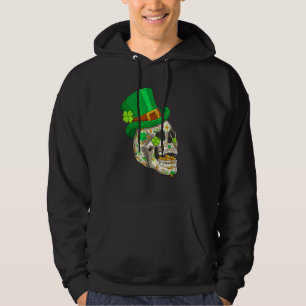 Sudadera Día de San Patricio de la Calavera Día de San Patr