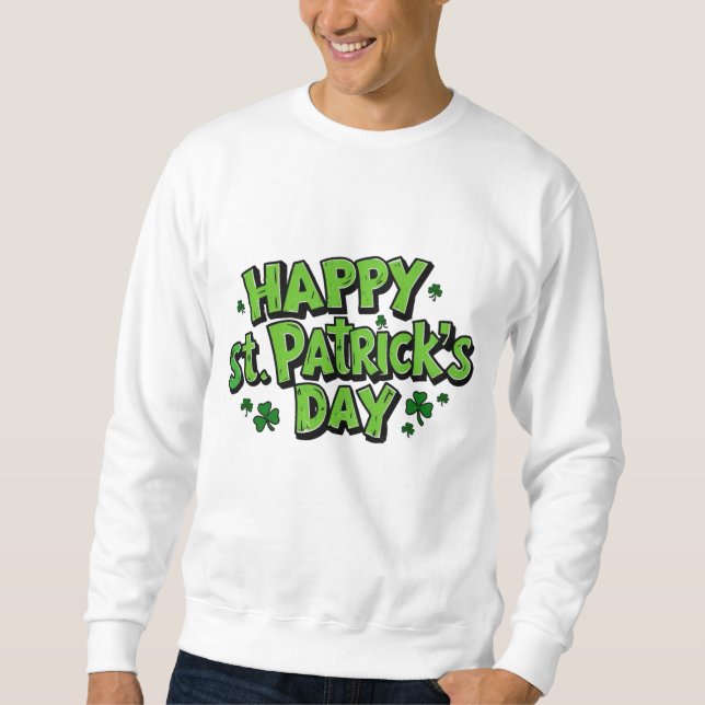 Sudadera Día de San Patricio, día de Patrick  (Anverso)
