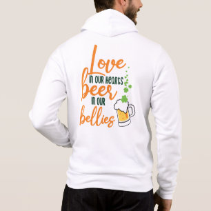 Sudadera Día de San Patricio Divertido Amor & Cerveza-61146