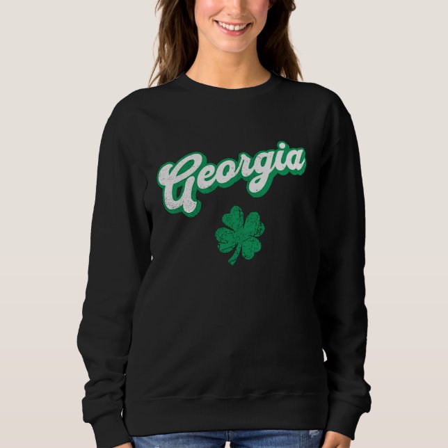 Sudadera Día de San Patricio Georgia (Anverso)