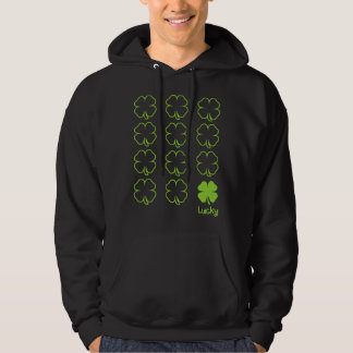 Sudadera Día de San Patricio Hoja de Trébol de la Suerte