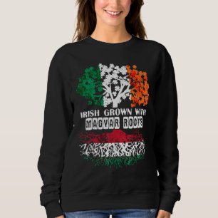 Sudadera Día de San Patricio irlandés Irlanda raíz Magyar H