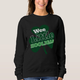 Sudadera Día de San Patricio Irlandés Pequeño Duende Shamr