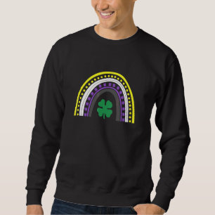 Sudadera Día de San Patricio no binario y de género