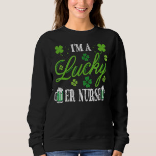 Sudadera Día De San Patricio Pajama Soy Una Enfermera Irlan