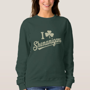 Sudadera Día de San Patricio Verde Divertido Irlandés Patty