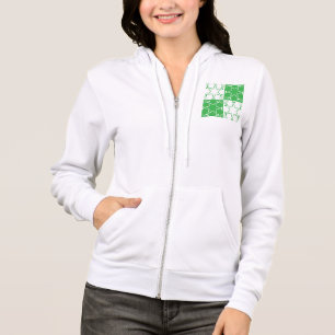 Sudadera Día de San Patricio Verde Estrella de Trébol Geomé
