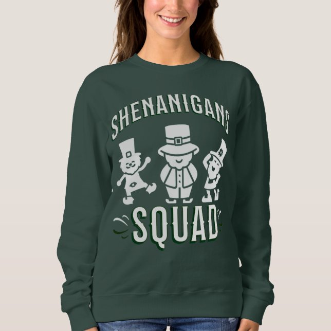 SUDADERA DÍA DE SAN PATRICK - PLAZA DE SHENANIGANS (Anverso)