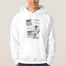 Sudadera Día de San Valentín Colage de 4 Fotos Personalizad