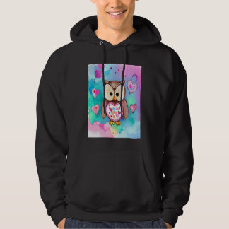 Sudadera Día de San Valentín Corazón de Amor Búho Teddy Nov