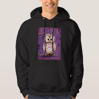 Sudadera Día de San Valentín Corazón de Amor Búho Teddy Nov