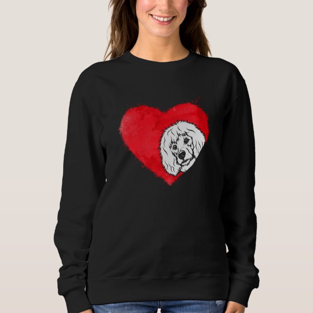Sudadera Día de San Valentín de Cachorros de Corazones Cues (Anverso)