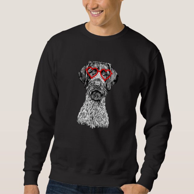 Sudadera Día de San Valentín de punteros con cable alemán m (Anverso)