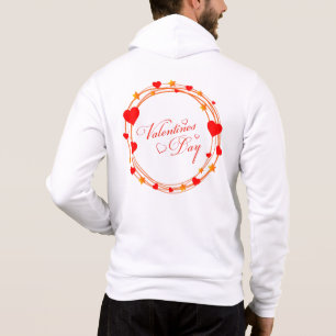 Sudadera Día de San Valentín Diseño de Círculo-25695