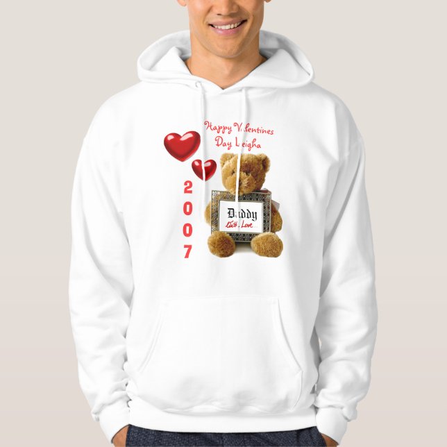 Sudadera Día de San Valentín feliz Leigha (Anverso)