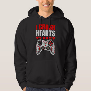 Sudadera Día de San Valentín Juego de Video Gamer I Crush H