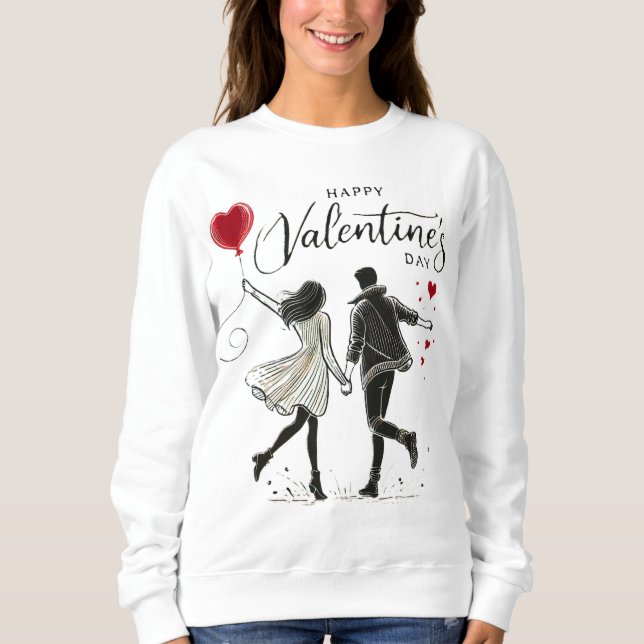 Sudadera Día de San Valentín - Una celebración del amor jun (Anverso)