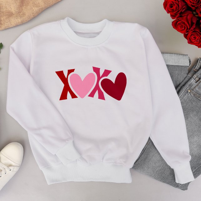 Sudadera día de San Valentín "XOXO" (Subido por el creador)