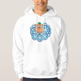 Sudadera Día de Spa de Capybara Zen Azul con Venda