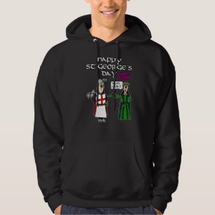 Sudadera Día de St Georges George Dragon Princesas Feminist