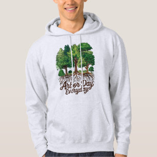 Sudadera Día del Arbor Día a Día del Planeta Tierra Feliz D