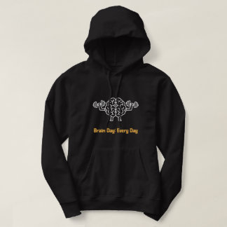 Sudadera Día del Cerebro Todos los Días Diseño de Cerebro L
