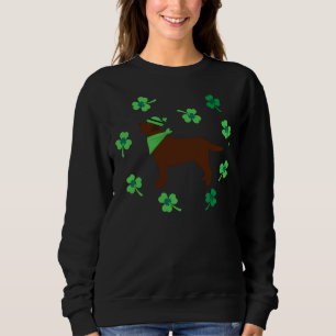 Sudadera Día del Chocolate Labrador Gorra St Patrick S
