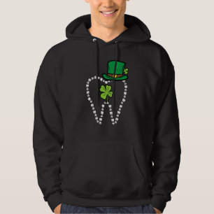 Sudadera Día del Dentista Leprechaun Diente Trébol San Patr
