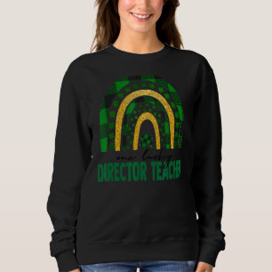 Sudadera Día del director afortunado del profesor Rainbow S