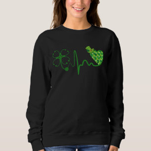 Sudadera Día del enfermero de San Patricio estetoscopio lat