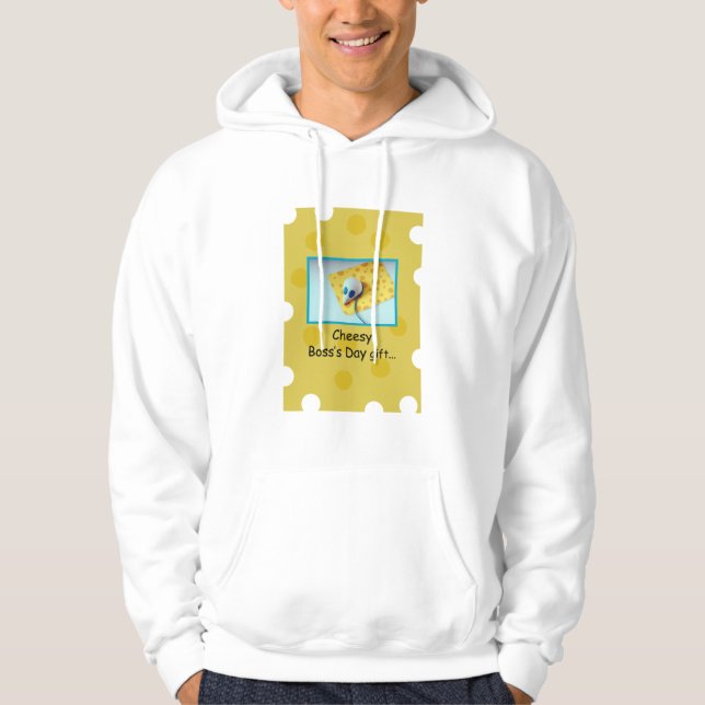 Sudadera Día del Jefe cursi, feriado, humor (Anverso)