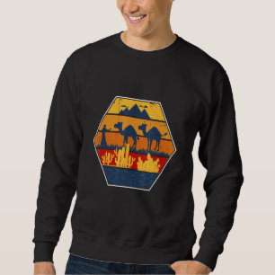 Sudadera Día del Jorobado del Camello Humor Animales Trab