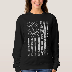 Sudadera Día del Juego con la bandera de Estados Unidos: ma