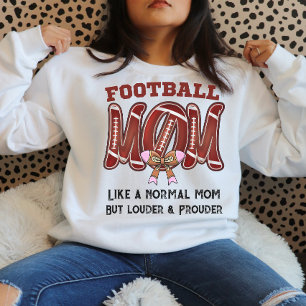 Sudadera Día del juego personalizado para mamá de fútbol dí