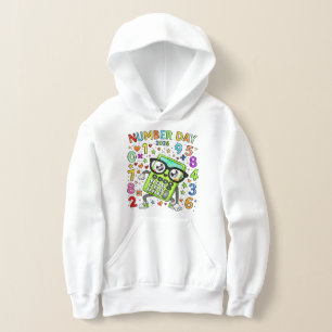 Sudadera Día del Número para Niños Números de Ma