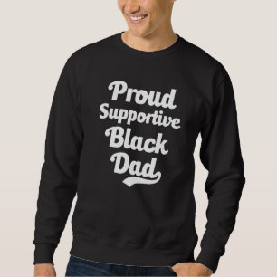 Sudadera Día del Padre 2022 Orgullo africano-americano Bl