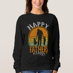 Sudadera Día del Padre 2023 Retro Vintage Atardecer Hombres