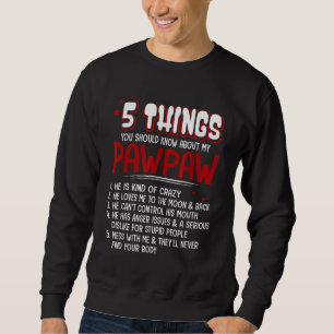 Sudadera Día del Padre 5 cosas que deberías saber sobre mi 