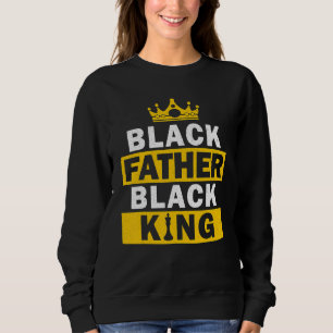 Sudadera Día del Padre Afro-Americano de Rey Negro