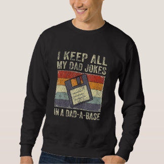 Sudadera Día del Padre Chistes de Papá en Papá una base Vin