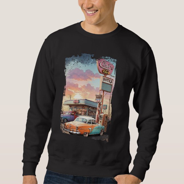 Sudadera Día del Padre de los Coches Antiguos (Anverso)