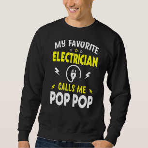 Sudadera Día del padre de los hombres me llama mi electrici