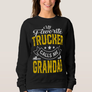 Sudadera Día del padre de los hombres, mi camionero favorit
